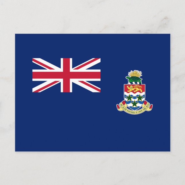 Cayman Islands Flag Postcard (Front)