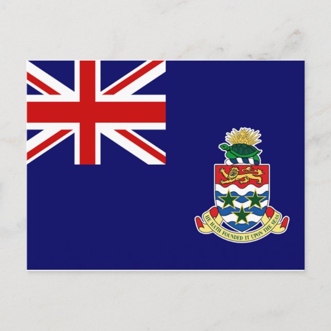 Cayman Islands Flag Postcard (Front)