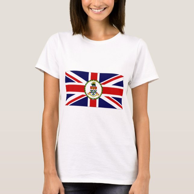 Cayman Islands Flag T-Shirt (Front)
