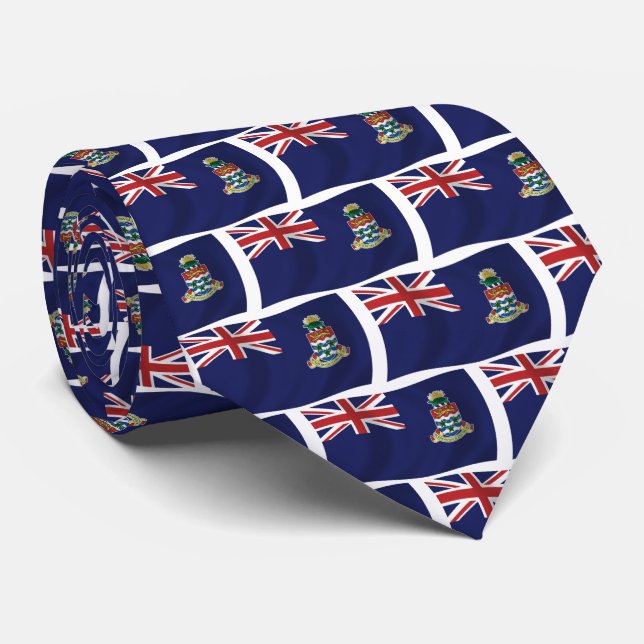 Cayman Islands Flag Tie (Rolled)