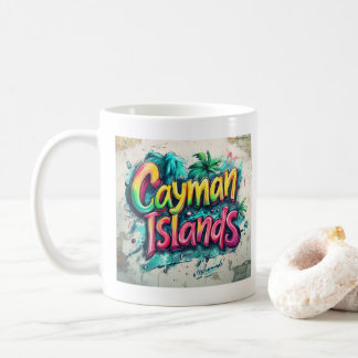 Cayman Islands Graffiti Vibes: Island Street Art  Coffee Mug