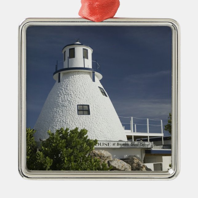 CAYMAN ISLANDS, GRAND CAYMAN, Frank Sound: Old Metal Ornament (Front)