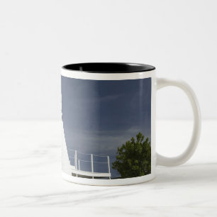 CAYMAN ISLANDS, GRAND CAYMAN, Frank Sound: Old Two-Tone Coffee Mug
