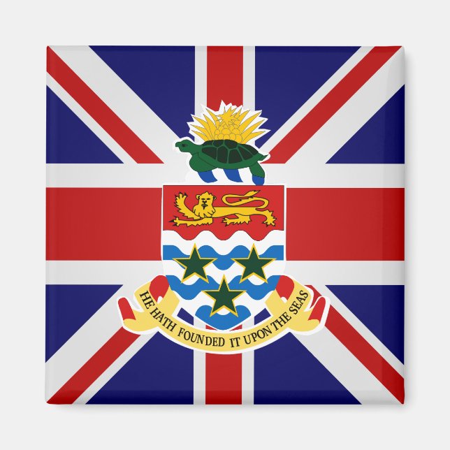 Cayman Islands High quality Flag Magnet (Front)