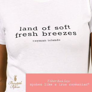 Cayman Islands Land Soft Fresh Breeze Personalized T-Shirt