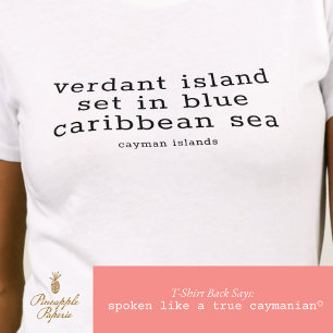 Cayman Islands National Song Personalised T-Shirt