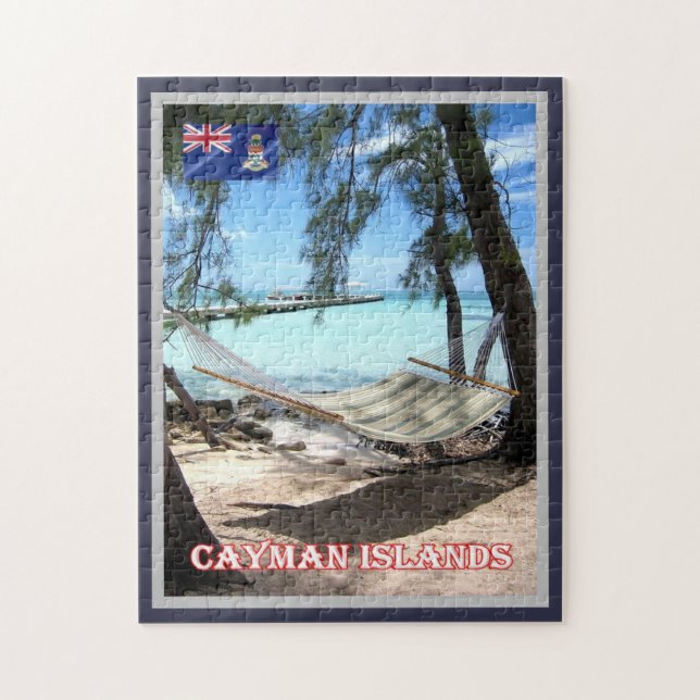 Cayman Islands - Rum Point - Panorama - Jigsaw Puzzle (Vertical)