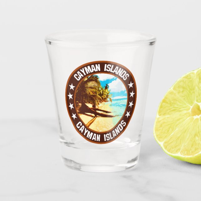 Cayman Islands                                     Shot Glass (Front)