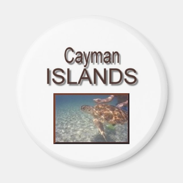 Cayman Islands Turtle Magnet (Front)