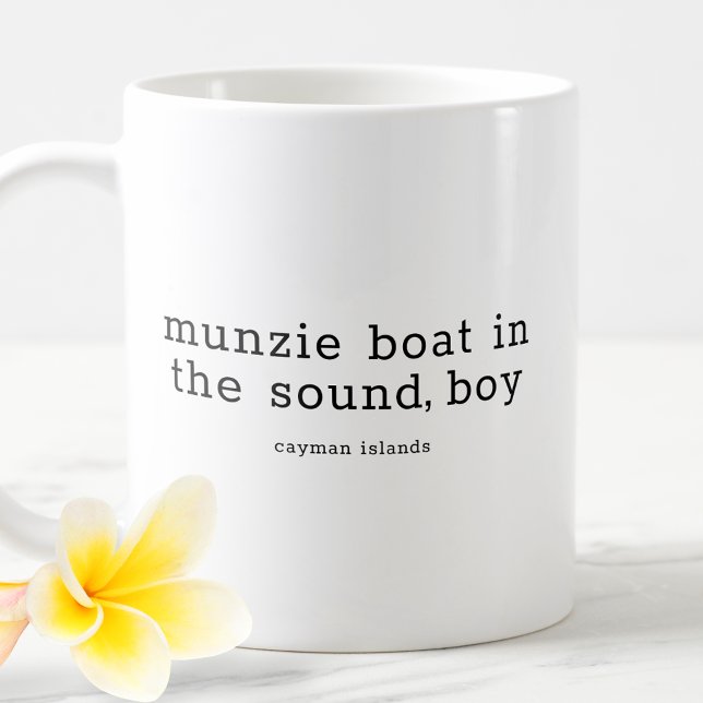 Caymanian Folk Song Muznie Boat in the Sound Boy Coffee Mug (Creator Uploaded)