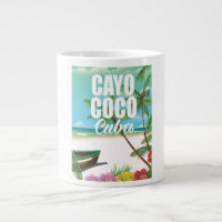 Cayo Coco Cuban beach vacation poster