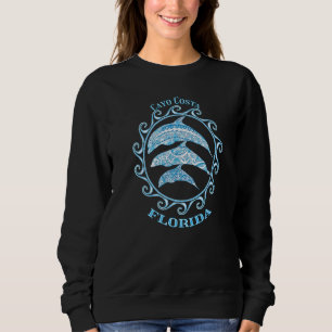 Cayo Costa Florida Tribal Dolphins Ocean Animals Sweatshirt