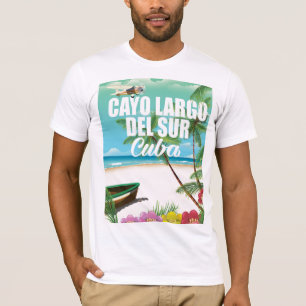 Cayo Largo del Sur beach vacation poster T-Shirt
