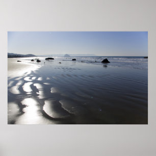 Cayucos Beach Morning Poster