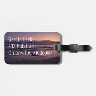 Cayucos Sunset Luggage Tag