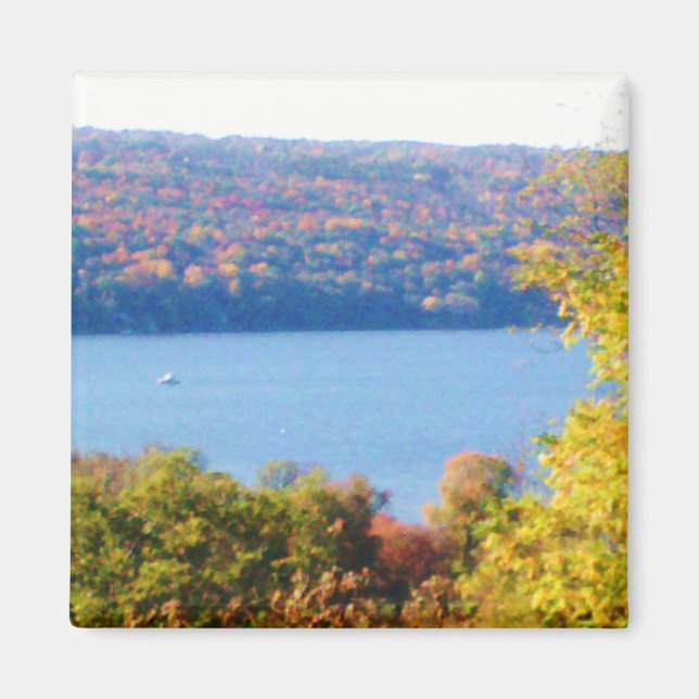 CAYUGA LAKE IN AUTUMN magnet (Front)