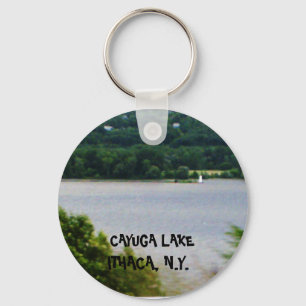 CAYUGA LAKE, ITHACA, N.Y. keychain