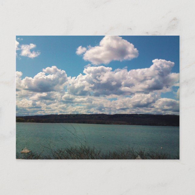 CAYUGA LAKE, ITHACA,NEW YORK postcard (Front)