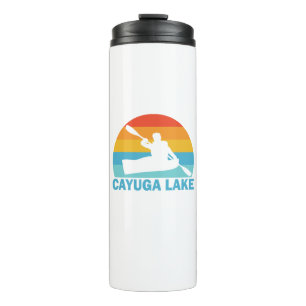 Cayuga Lake New York Kayak Thermal Tumbler
