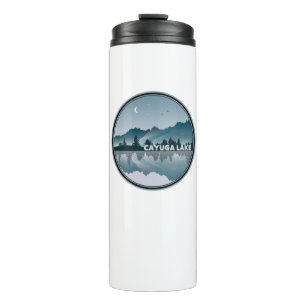 Cayuga Lake New York Reflection Thermal Tumbler