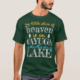 Cayuga Lake Slice Of Heaven Finger Lakes Boating F T-Shirt