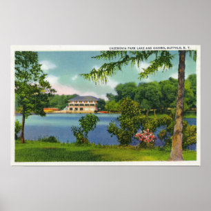Cazenovia Park View of the Lake and Casino Poster