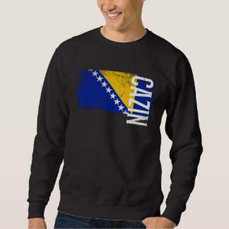 Cazin Bosnia Flag For Bosnian Men Women Kids Sweatshirt