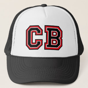 'CB' Monogram Trucker Hat