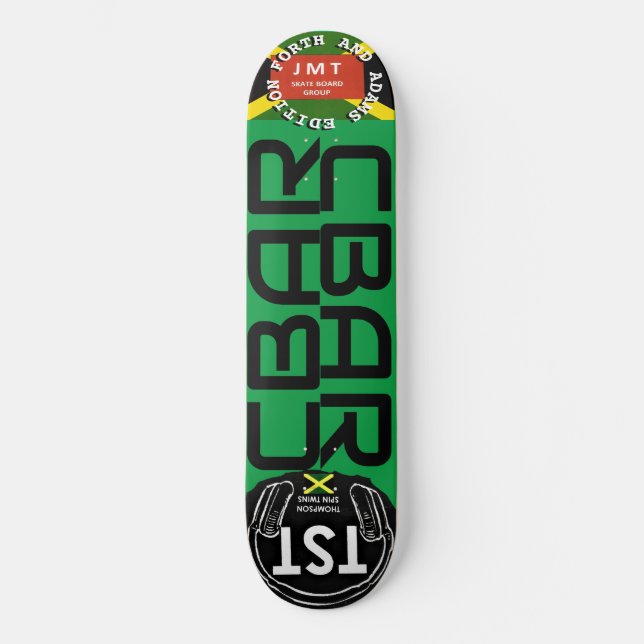 CBAR  FORTH & ADAMS EDITION 8 1/4" Skateboard Deck (Front)
