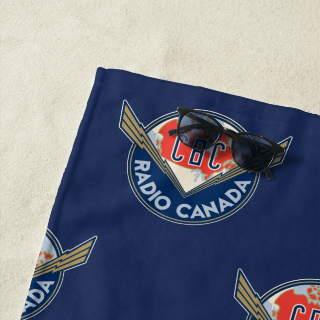 CBC 1940 Logo Beach Towel (In Situ)