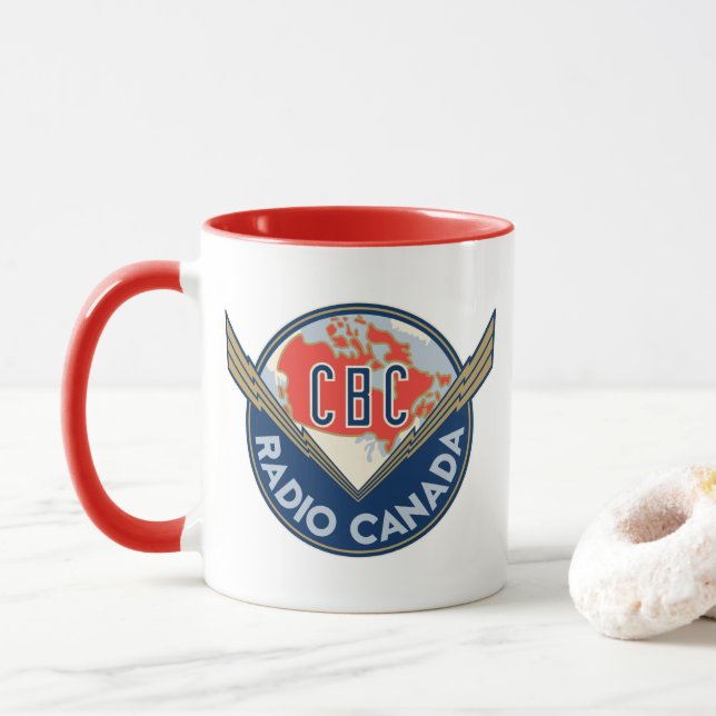 CBC 1940 Logo Combo Mug (With Donut)