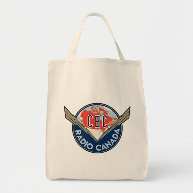 CBC 1940 Logo Grocery Tote Bag (Front)