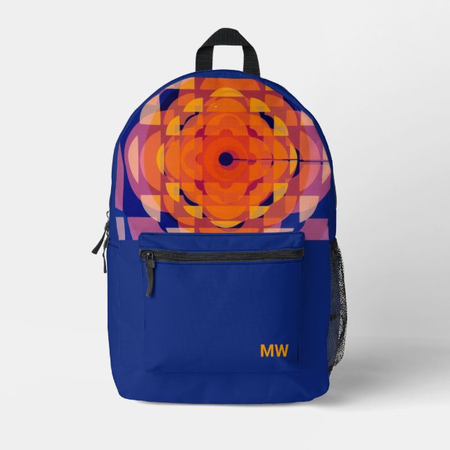CBC 1970s Stylised Logo Printed Backpack (Front)