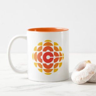 CBC 1974 Logo Two-Tone Coffee Mug