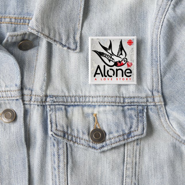 CBC Alone: A Love Story 15 Cm Square Badge (In Situ)