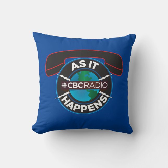 CBC As It Happens Cushion (Front)