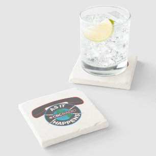 CBC As It Happens Stone Coaster