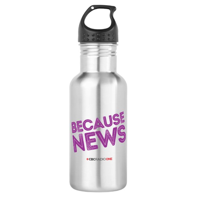 CBC Because News Bottle (Front)