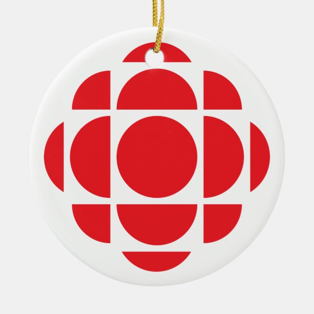 CBC Gem Ceramic Ornament (Front)