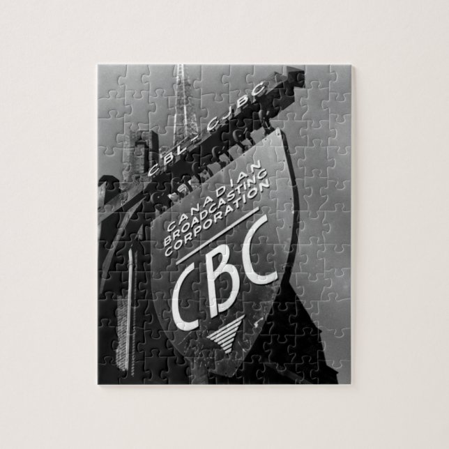 CBC Jarvis Street Sign (1940s) Jigsaw Puzzle (Vertical)