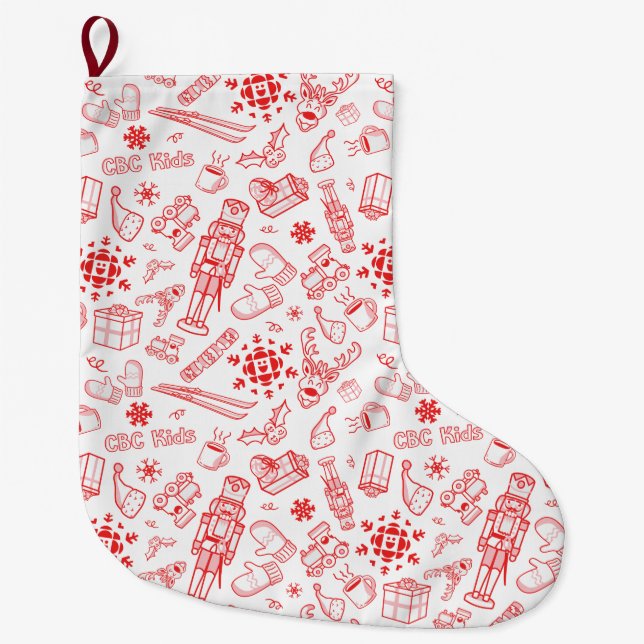 CBC Kids Holiday  Large Christmas Stocking (Front)