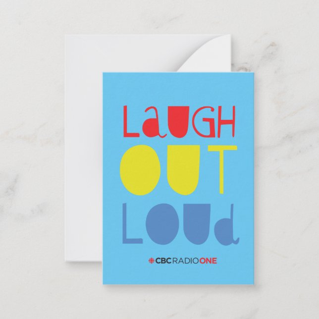 CBC Laugh Out Loud Card (Front)