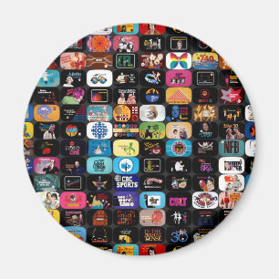 CBC Logos & Graphics Round Magnet