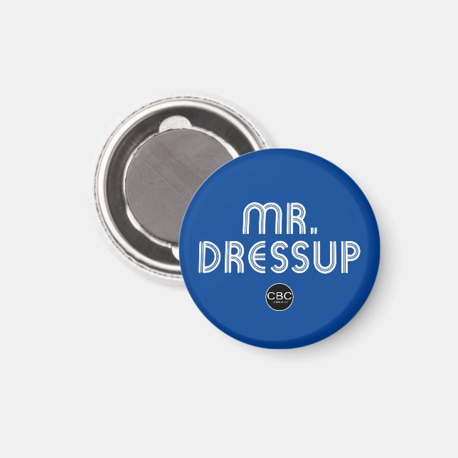 CBC Mr. Dressup Title Graphic Magnet (Front/Back)