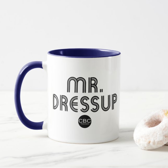 CBC Mr. Dressup Title Graphic Mug (With Donut)