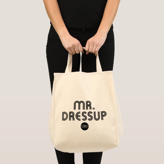 CBC Mr. Dressup Title Graphic Tote Bag (Front (Product))