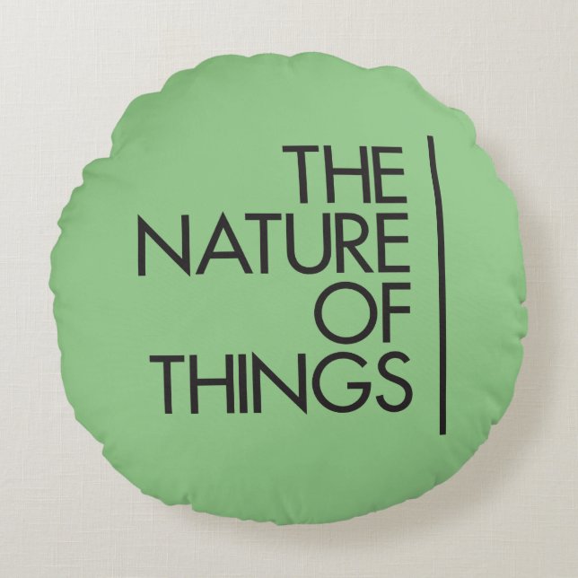 CBC - Nature of Things Since 1979 Round Cushion (Front)