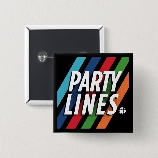 CBC Party Lines Button (Front & Back)