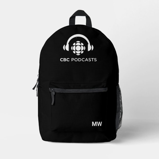 CBC Podcasts Printed Backpack (Front)