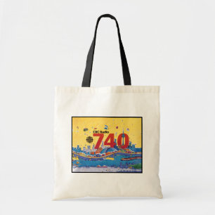 CBC Radio 740 - 1980 promo graphic Tote Bag